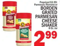 C Town BORDEN GRATED PARMESAN CHEESE SHAKER offer
