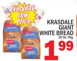 C Town KRASDALE GIANT WHITE BREAD offer