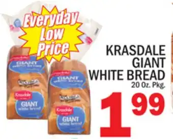 C Town KRASDALE GIANT WHITE BREAD offer