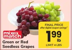 ACME Green or Red Seedless Grapes offer
