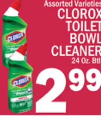 C Town CLOROX TOILET BOWL CLEANER offer