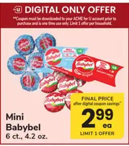ACME Mini Babybel offer