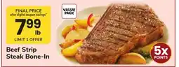 ACME Beef Strip Steak offer