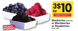 ACME Blueberries pint ctn. or Blackberries or Raspberries 6 oz. ctn offer