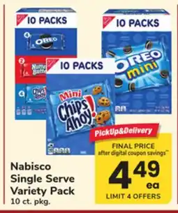 ACME Nabisco Single Serve Variety Pack offer