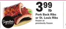 ACME Pork Back Ribs or St. Louis Ribs offer