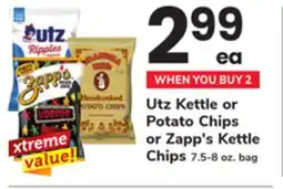 ACME Utz Kettle or Potato Chips or Zapp's Kettle Chips offer