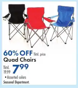 Boscov's Quad Chairs offer