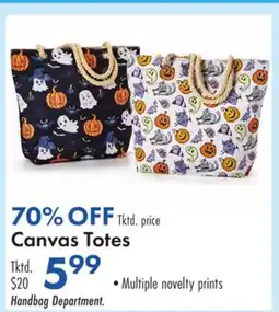 Boscov's Canvas Totes offer