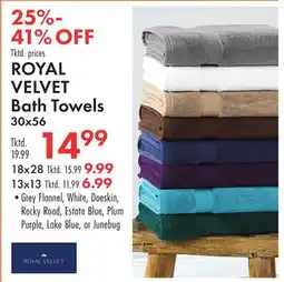 Boscov's ROYAL VELVET Bath Towels offer