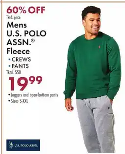 Boscov's Mens U.S POLO ASSN. Fleece offer