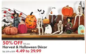 Boscov's Harvest & Halloween Décor offer