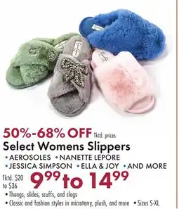 Boscov's Select Womens Slippers offer