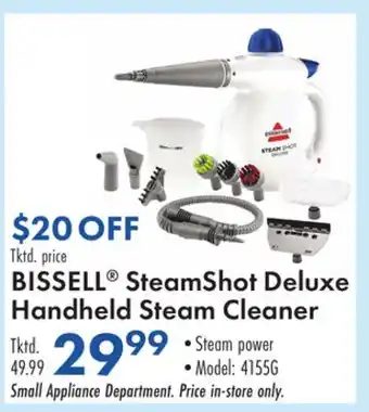 Boscov's BISSELL SteamShot Deluxe Handheld Steam Cleaner offer