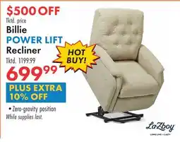 Boscov's Billie POWER LIFT Recliner offer
