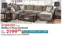 Boscov's Malibu 3-Piece Sectional offer