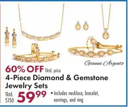 Boscov's 4-Piece Diamond & Gemstone Jewelry Sets offer