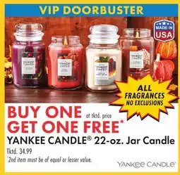 Boscov's YANKEE CANDLE 22-oz Jar Candle offer