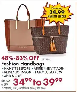 Boscov's Fashion Handbags offer