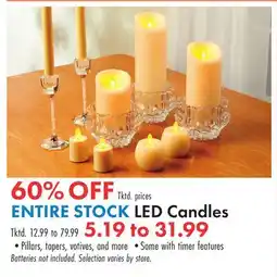 Boscov's LED Candles offer