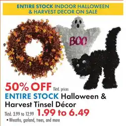 Boscov's Halloween & Harvest Tinsel Décor offer