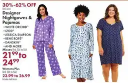 Boscov's Designer Nightgowns & Pajamas offer