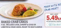 Kings Food Markets BAKED CRAB CAKES offer
