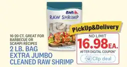 Kings Food Markets 2 LB. BAG EXTRA JUMBO CLEANED RAW SHRIMP offer