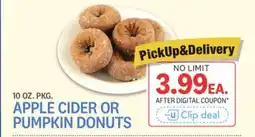 Kings Food Markets APPLE CIDER OR PUMPKIN DONUTS offer
