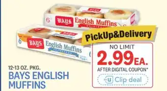 Kings Food Markets BAYS ENGLISH MUFFINS offer