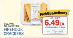 Kings Food Markets FIREHOOK CRACKERS offer