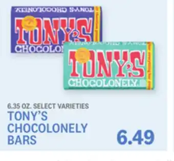 Kings Food Markets TONY'S CHOCOLONELY BARS offer