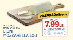 Kings Food Markets LIONI MOZZARELLA LOG offer