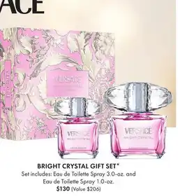 Boscov's BRIGHT CRYSTAL GIFT SET offer