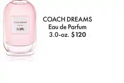 Boscov's COACH DREAMS Eau de Parfum offer