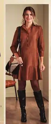 Boscov's ROBBIE BEE Faux Suede Dress offer
