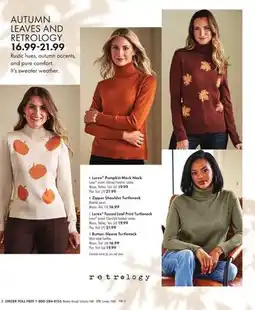 Boscov's AUTUMN LEAVES AND RETROLOGY offer