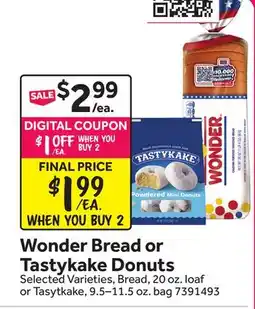 Stop&Shop Wonder Bread or Tastykake Donuts offer