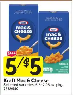 Stop&Shop Kraft Mac & Cheese offer
