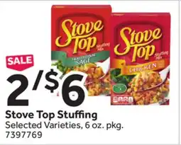 Stop&Shop Stove Top Stuffing offer