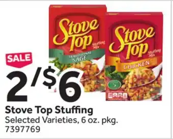 Stop&Shop Stove Top Stuffing offer