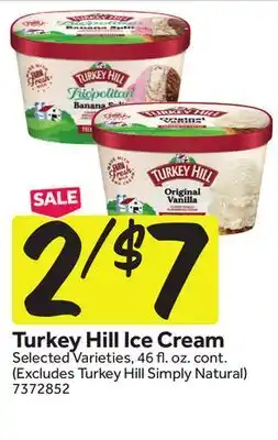 Stop&Shop Turkey Hill Ice Cream offer