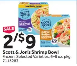 Stop&Shop Scott & Jon's Shrimp Bowl offer