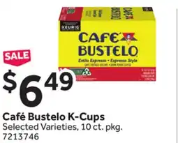 Stop&Shop Café Bustelo K-Cups offer