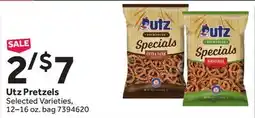 Stop&Shop UTZ PRETZELS offer