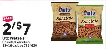 Stop&Shop UTZ PRETZELS offer