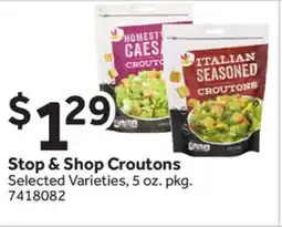 Stop&Shop Stop & Shop Croutons offer