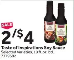 Stop&Shop Taste of Inspirations Soy Sauce offer