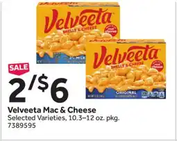 Stop&Shop Velveeta Mac & Cheese offer