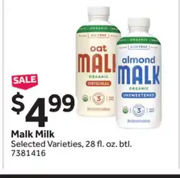 Stop&Shop Malk Milk offer
